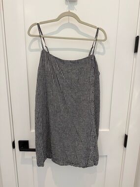 Abercrombie & Fitch Black and White Gingham Skort
